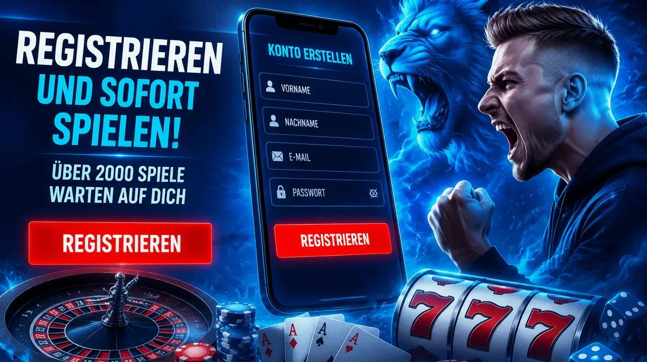 Bankonbet Casino Anmeldung — Konto in wenigen Minuten erstellen